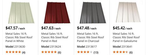 cheapest metal roofing prices